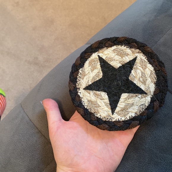 Farmhouse coasters set of 4 - Picture 3 of 4